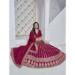 Picture of Beautiful Silk Dark Red Lehenga Choli