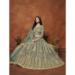 Picture of Radiant Net Dark Sea Green Lehenga Choli