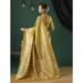Picture of Enticing Linen Yellow Saree