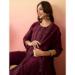 Picture of Elegant Silk Maroon Readymade Salwar Kameez