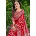 Picture of Sightly Cotton & Silk Crimson Saree