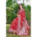 Picture of Sightly Cotton & Silk Crimson Saree