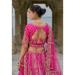Picture of Bewitching Silk Hot Pink Lehenga Choli