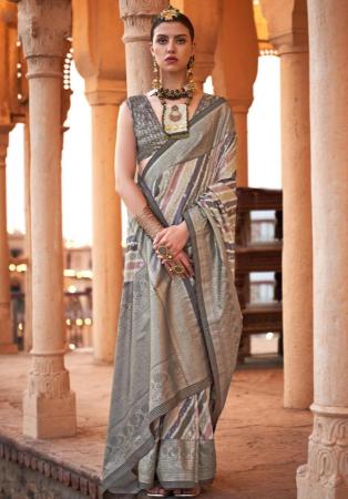 Picture of Resplendent Silk Rosy Brown Saree