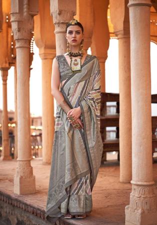 Picture of Lovely Silk Rosy Brown Saree