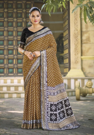 Picture of Beauteous Cotton Sienna Saree