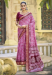 Picture of Wonderful Cotton Pale Violet Red Saree