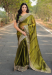 Picture of Sightly Silk Olive Drab Saree