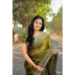 Picture of Sightly Silk Olive Drab Saree