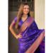 Picture of Grand Silk Midnight Blue Saree