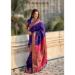Picture of Grand Silk Midnight Blue Saree