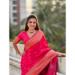 Picture of Gorgeous Silk Deep Pink Saree