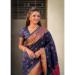 Picture of Pretty Silk Dark Slate Grey Saree