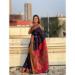 Picture of Pretty Silk Dark Slate Grey Saree