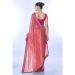 Picture of Excellent Georgette & Net Pale Violet Red Saree