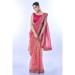 Picture of Excellent Georgette & Net Pale Violet Red Saree
