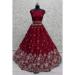 Picture of Admirable Silk Maroon Lehenga Choli