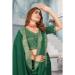 Picture of Wonderful Chiffon & Georgette Sea Green Saree