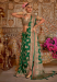 Picture of Shapely Georgette Dark Green Saree