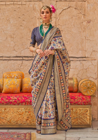 Picture of Comely Silk Burly Wood Saree