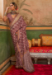 Picture of Magnificent Silk Rosy Brown Saree