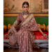 Picture of Magnificent Silk Rosy Brown Saree
