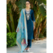 Picture of Statuesque Rayon Midnight Blue Readymade Salwar Kameez