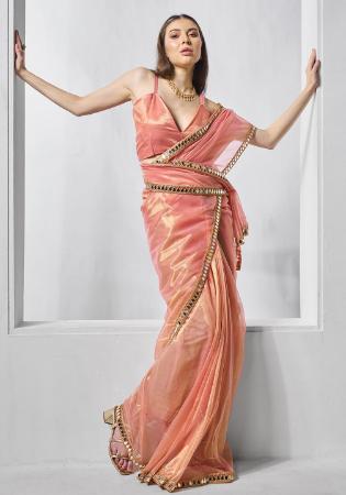 Picture of Admirable Net Tomato Saree
