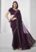 Picture of Wonderful Chiffon & Net Black Saree