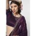Picture of Wonderful Chiffon & Net Black Saree