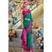 Picture of Exquisite Silk Dark Green Saree