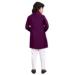 Picture of Beautiful Cotton Purple Kids Kurta Pyjama