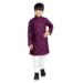 Picture of Admirable Cotton Plum Kids Kurta Pyjama