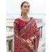 Picture of Elegant Crepe & Silk Maroon Saree