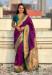 Picture of Pretty Silk Purple Saree