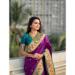 Picture of Pretty Silk Purple Saree