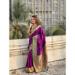 Picture of Pretty Silk Purple Saree