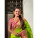 Picture of Pleasing Silk Dark Golden Rod Saree