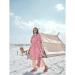 Picture of Cotton Pale Violet Red Readymade Salwar Kameez