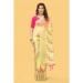 Picture of Radiant Silk & Organza Khaki Saree
