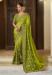 Picture of Wonderful Chiffon Olive Saree