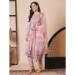Picture of Chiffon Pale Violet Red Readymade Salwar Kameez