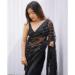 Picture of Excellent Net Dark Slate Grey Saree