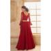 Picture of Shapely Net Maroon Lehenga Choli
