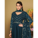 Picture of Georgette Dark Slate Grey Anarkali Salwar Kameez