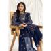 Picture of Georgette Dark Slate Grey Straight Cut Salwar Kameez
