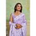 Picture of Alluring Cotton Light Steel Blue Saree