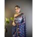 Picture of Ravishing Net Navy Blue Saree