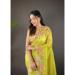 Picture of Sightly Silk Yellow Green Saree