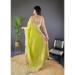 Picture of Sightly Silk Yellow Green Saree